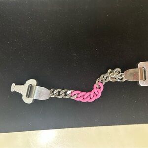 1017 ALYX pink-silver braclet